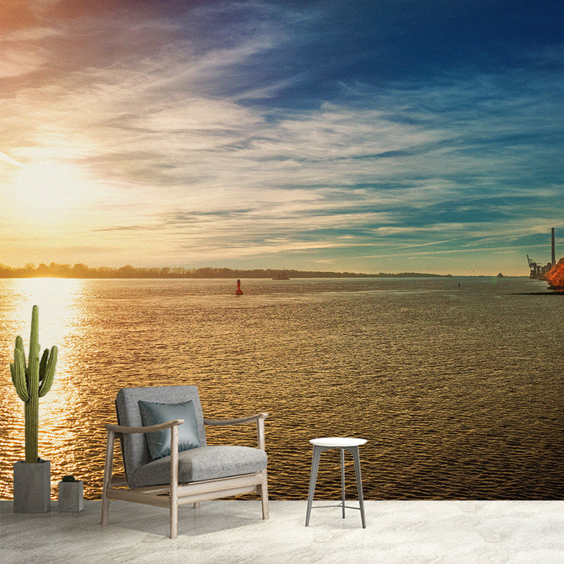 Photography Nautical Mural Wallpaper Lighthouse Scene Bathroom Wall Murals