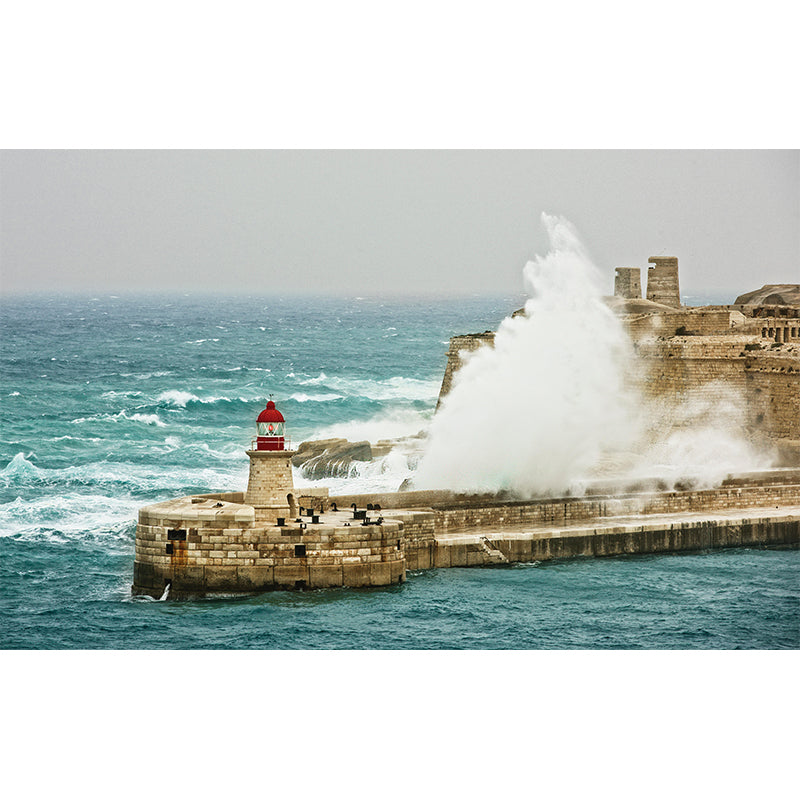 Photography Nautical Mural Wallpaper Lighthouse Scene Wall Decor Bathroom Wall Murals