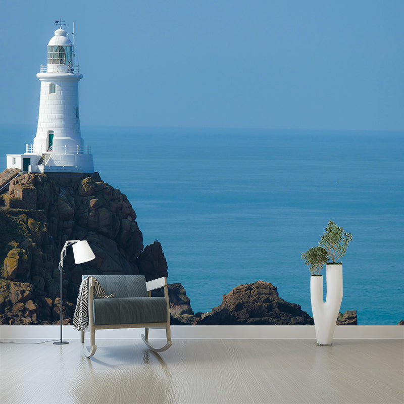 Extra Large Lighthouse Wall Mural Mildew Resistant Wall Art for Interior Decor
