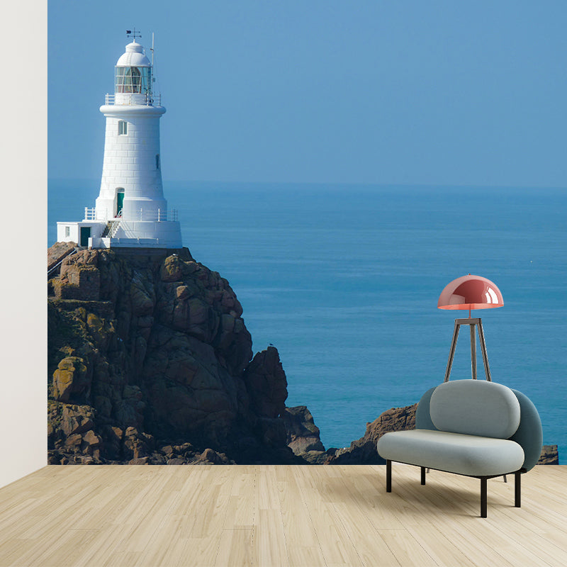 Extra Large Lighthouse Wall Mural Mildew Resistant Wall Art for Interior Decor