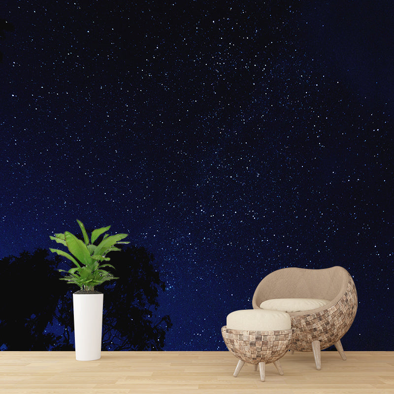 Full Size Nebula Wall Mural Decal Modern Dreamy Universe Wall Decor Wall Murals for Bedrooms