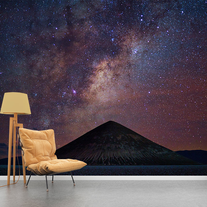 Full Size Nebula Wall Mural Decal Modern Dreamy Universe Wall Decor Wall Murals for Bedrooms