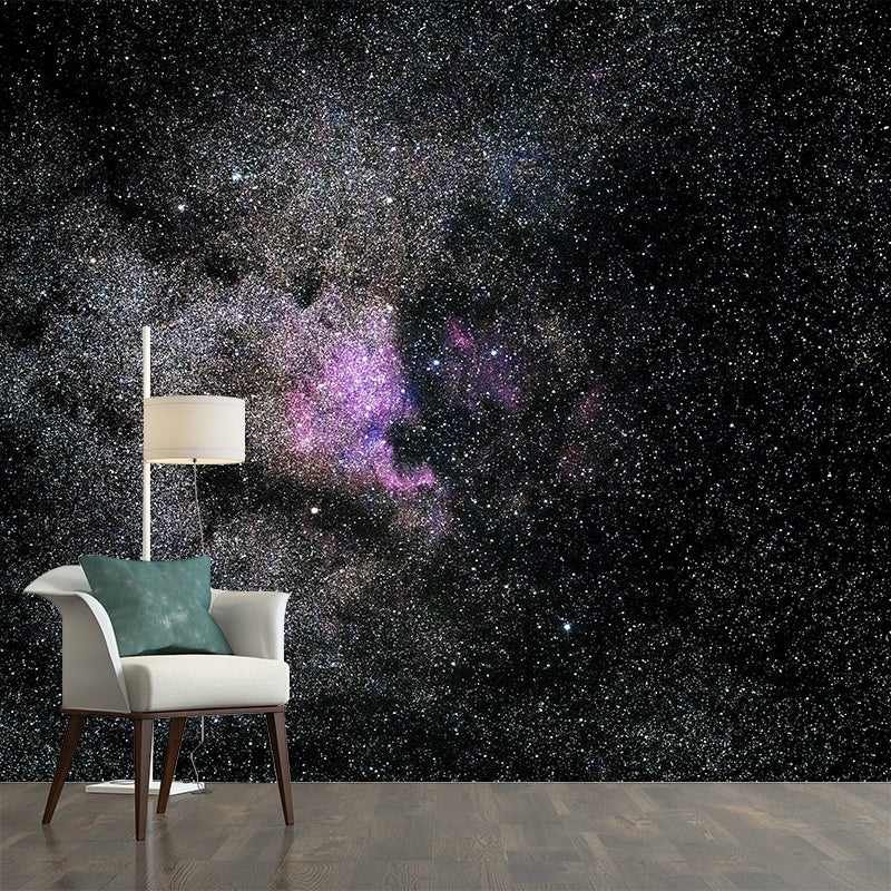 Full Size Nebula Wall Mural Decal Modern Dreamy Universe Wall Decor Wall Murals for Bedrooms