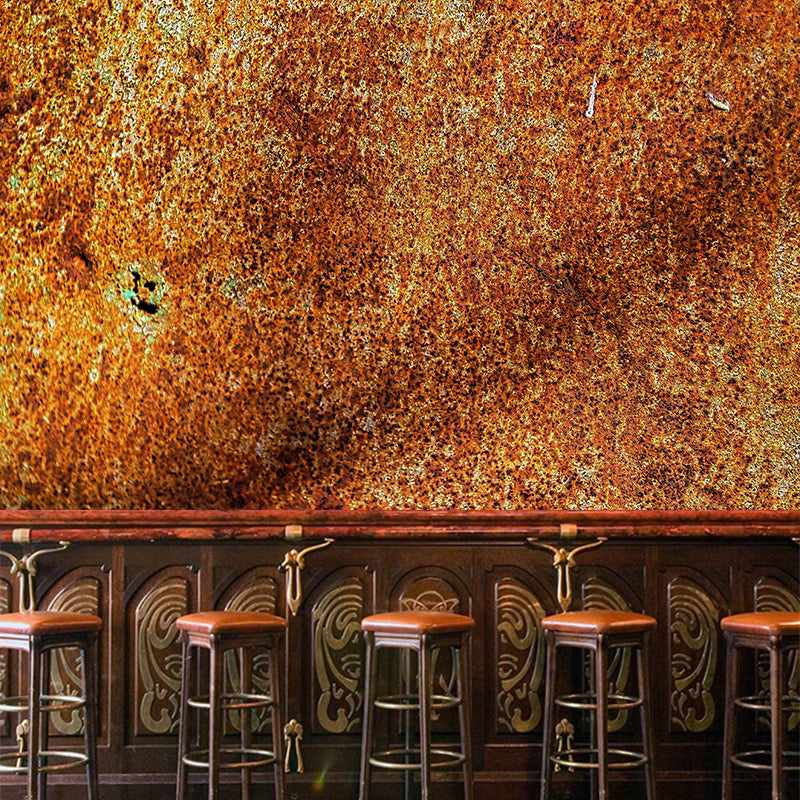Rusty Mural Wallpaper Moisture Resistant Home Decor for Sitting Room, Made to Measure