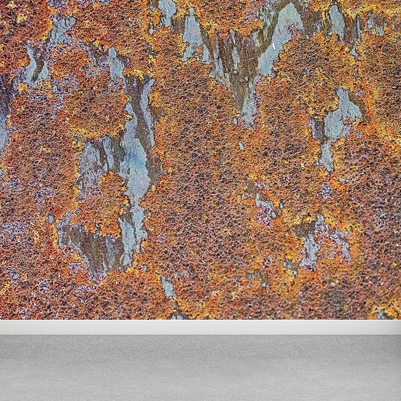Rusty Mural Wallpaper Moisture Resistant Home Decor for Sitting Room, Made to Measure