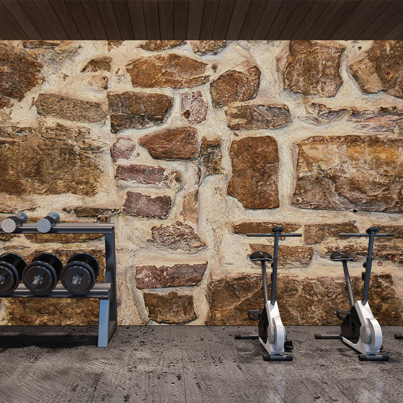 Industrial Style Brick Wallpaper Murals Stain Resistant Living Room Wall Covering