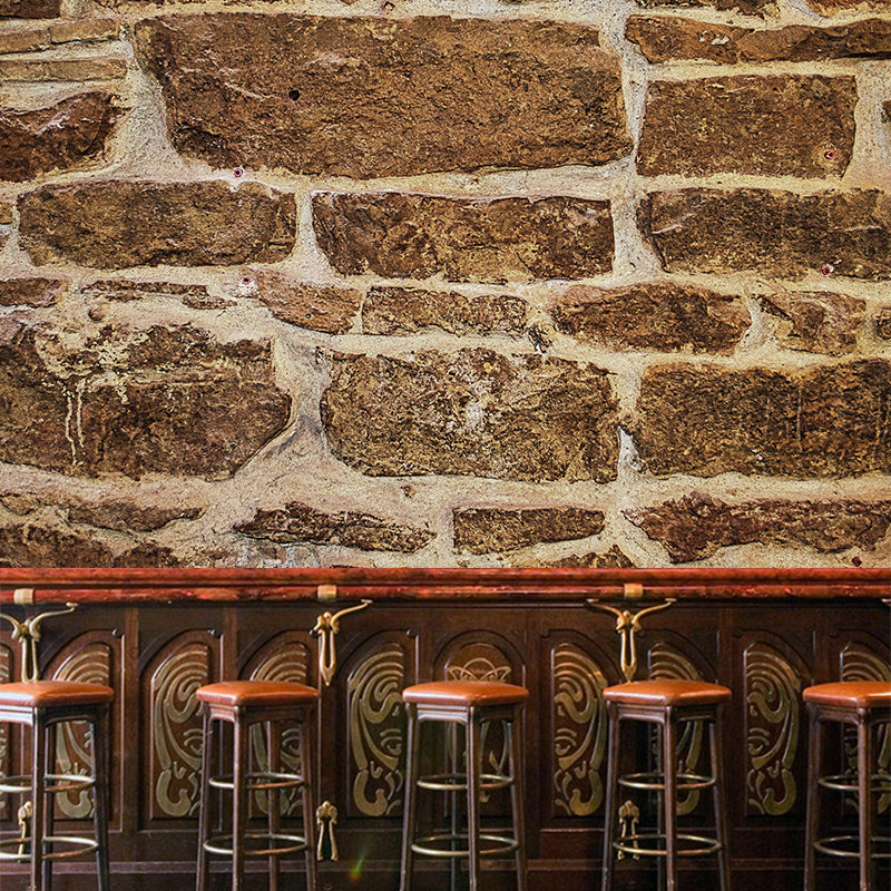 Industrial Style Brick Wallpaper Murals Stain Resistant Living Room Wall Covering