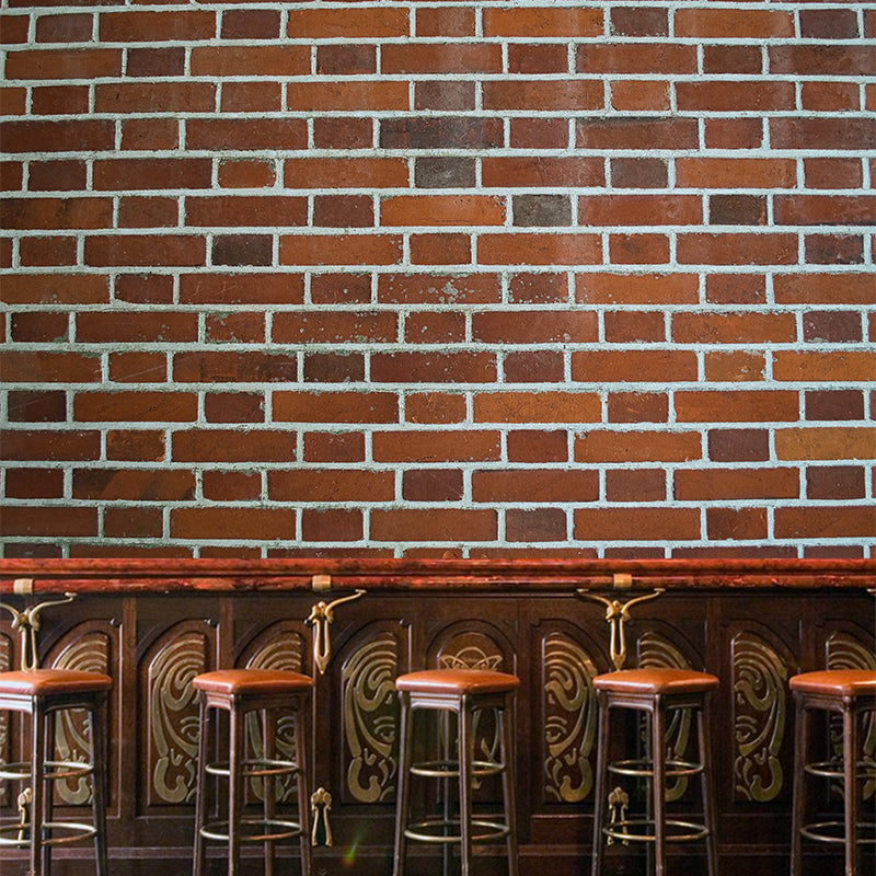 Countryside Style Brick Wall Covering Murals Sitting Room Wall Decor, Waterproofing