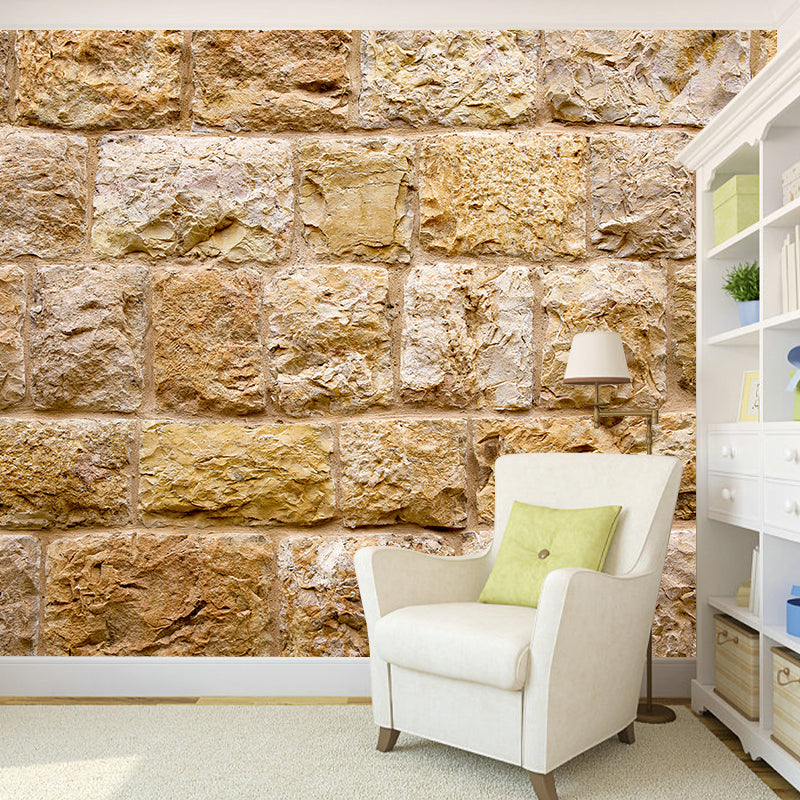 Brick Wall Mural Wallpaper Industrial Style Wall Decor for Cafeteria Bedroom