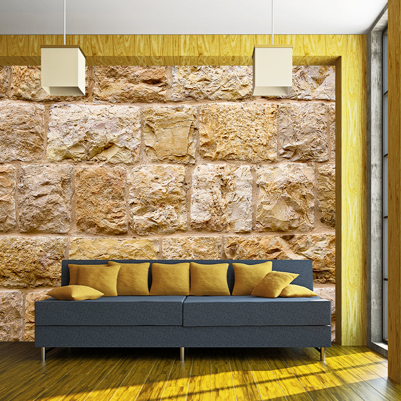 Brick Wall Mural Wallpaper Industrial Style Wall Decor for Cafeteria Bedroom