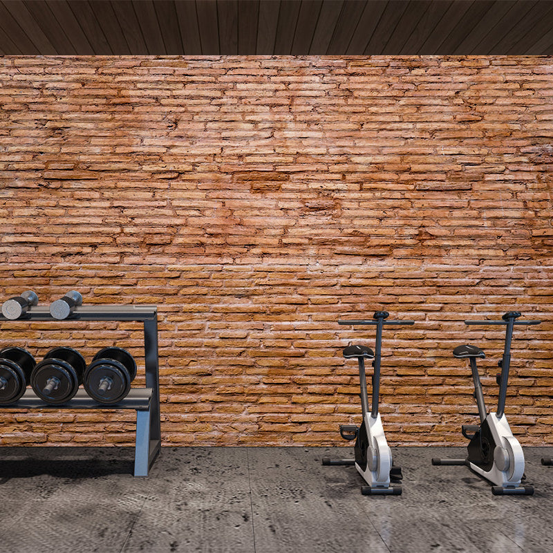 Brick Wall Mural Wallpaper Industrial Style Wall Decor for Cafeteria Bedroom