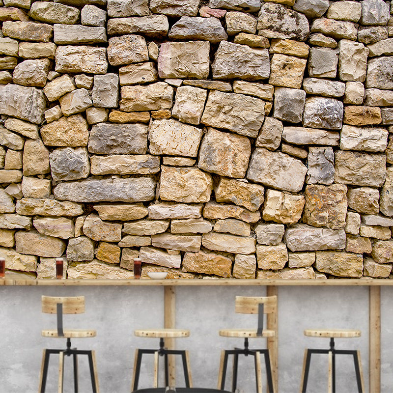 Brick Wall Mural Wallpaper Industrial Style Wall Decor for Cafeteria Bedroom