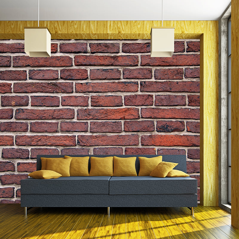 Brick Mural Wallpaper Wall Covering for House Interior Decoration, Custom Size