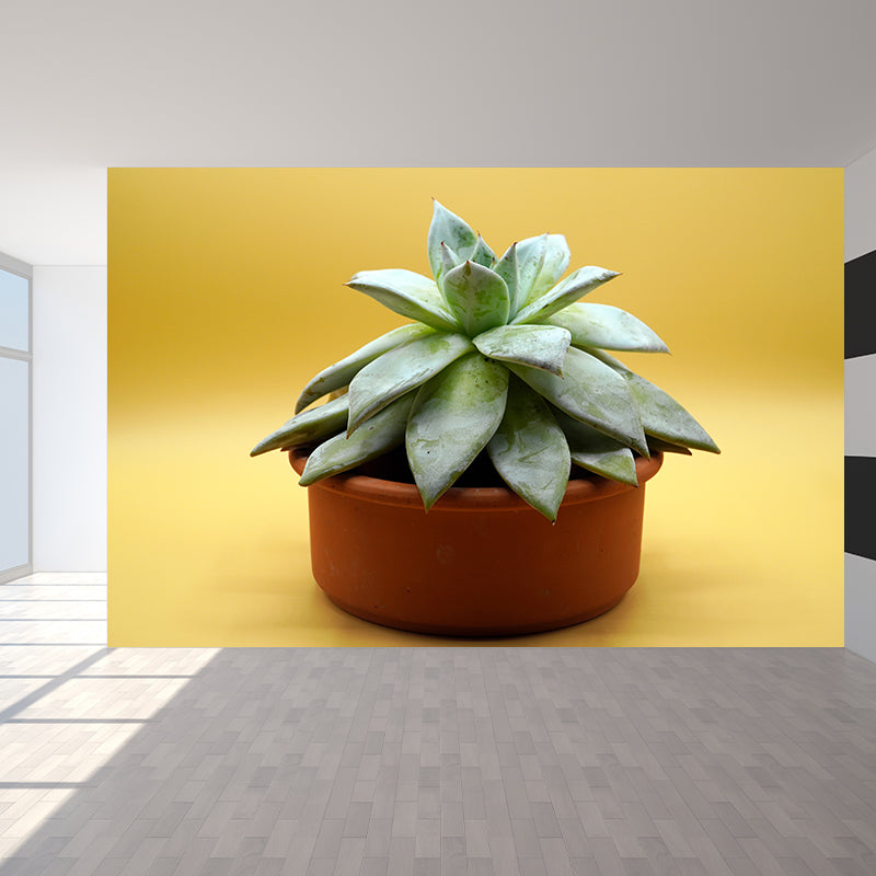 Vivid Green Plants Wall Decal Removable Wall Paper Murals Decoration for Bedroom