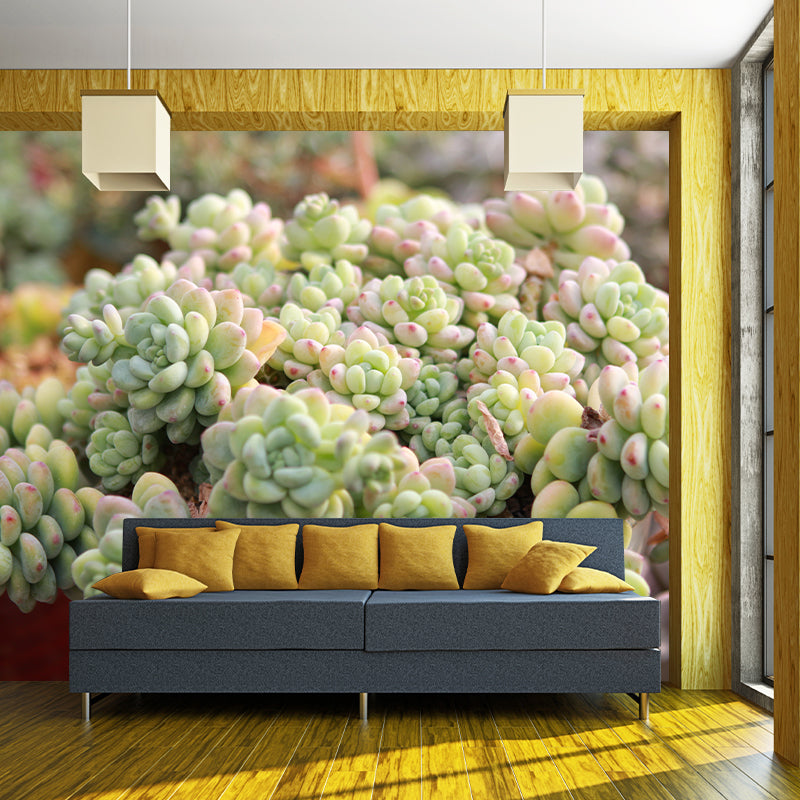 Vivid Green Plants Wall Decal Removable Wall Paper Murals Decoration for Bedroom