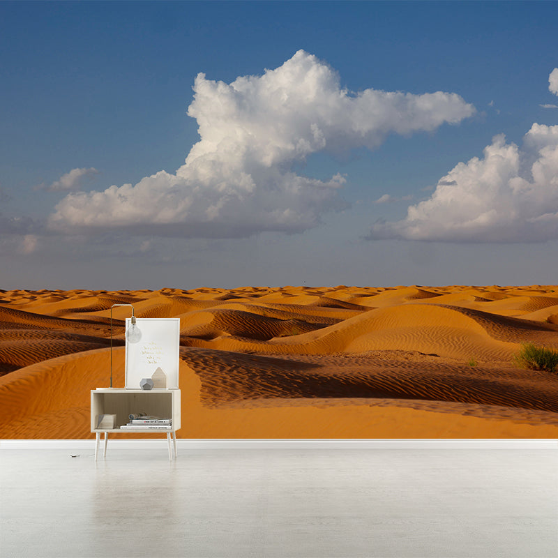 Photography Desert Mural Yellow Modernism Wall Decor for Living Room Bedroom