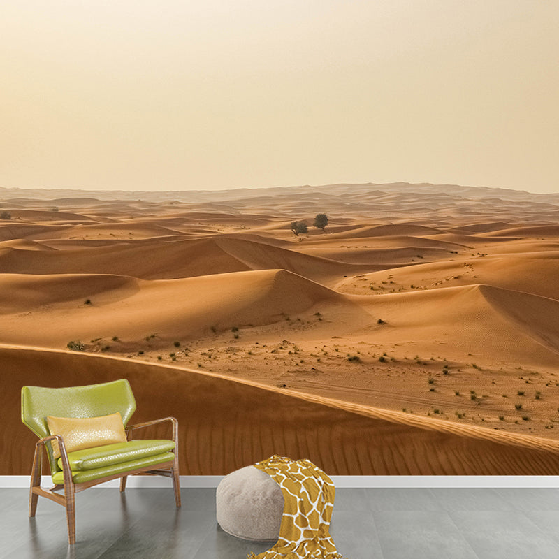 Photography Desert Mural Yellow Modernism Wall Decor for Living Room Bedroom