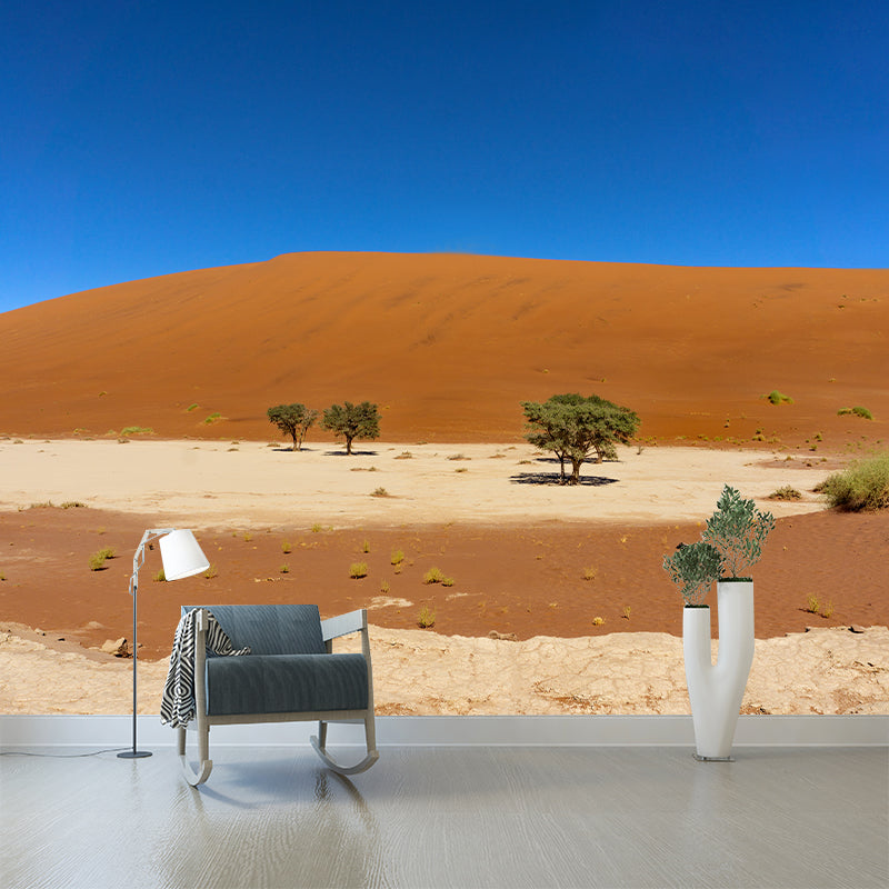 Photo Desert Hillock Wallpaper Mural Sleeping Room Wall Art, Personalized Size