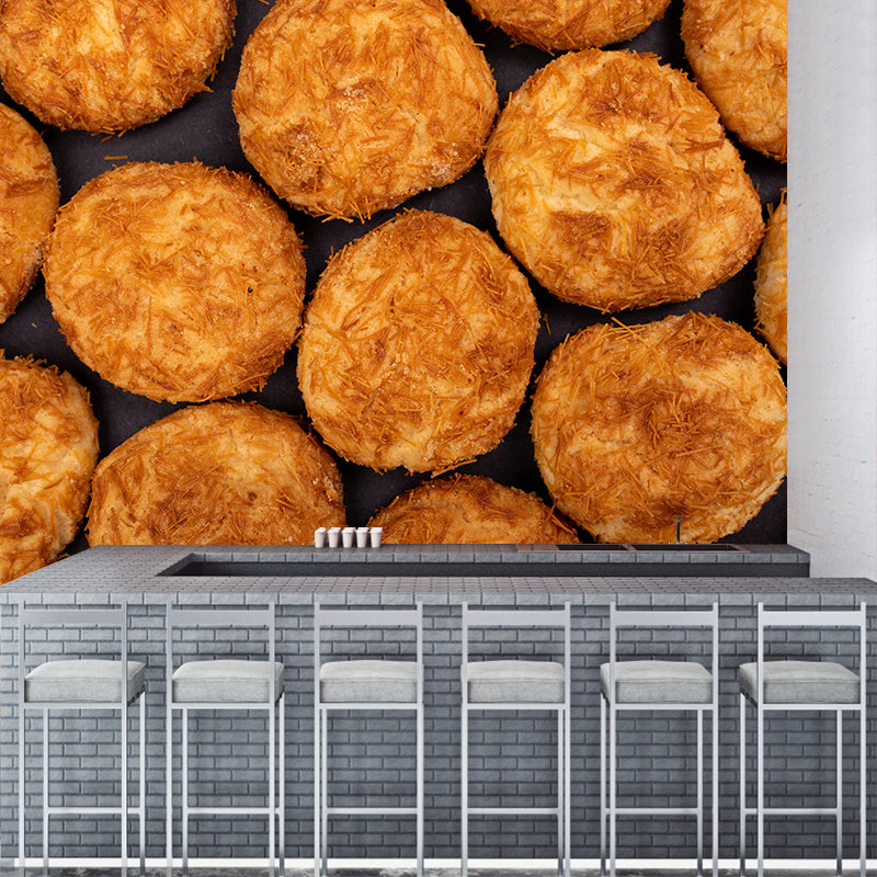 Delicious Desserts Moisture-Resistant Wall Covering for Bakery, Made to Measure