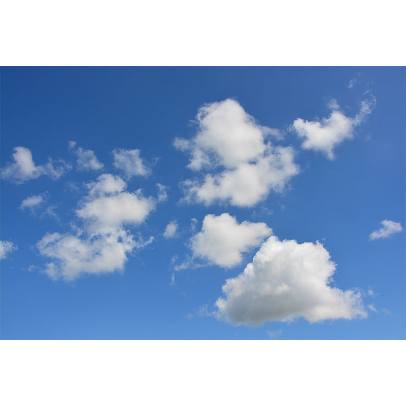 White Clounds Mural Wall Paper Home Decorations for Kitchen Livingroom Bedroom