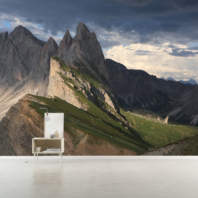 Mountain View Mural Wallpaper Washable Wall Covering for Bedroom Decoration