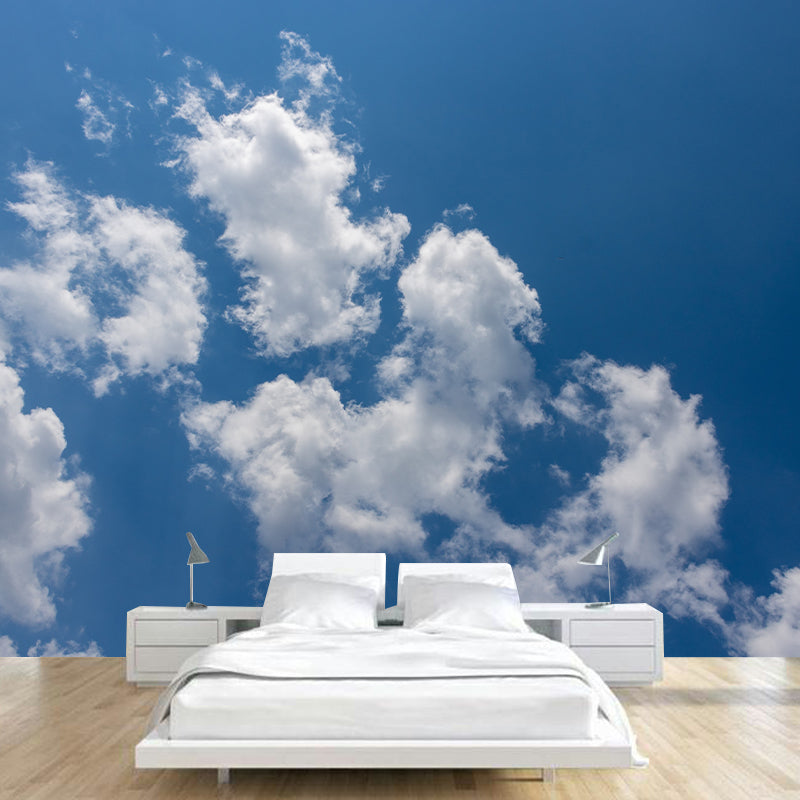 Sunny Blue Sky Removable Modern Decorating Wall Art for Gust Room, Washable