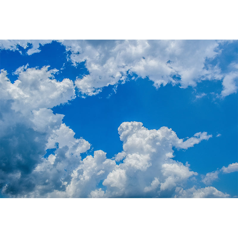 Sunny Blue Sky Removable Modern Decorating Wall Art for Gust Room, Washable