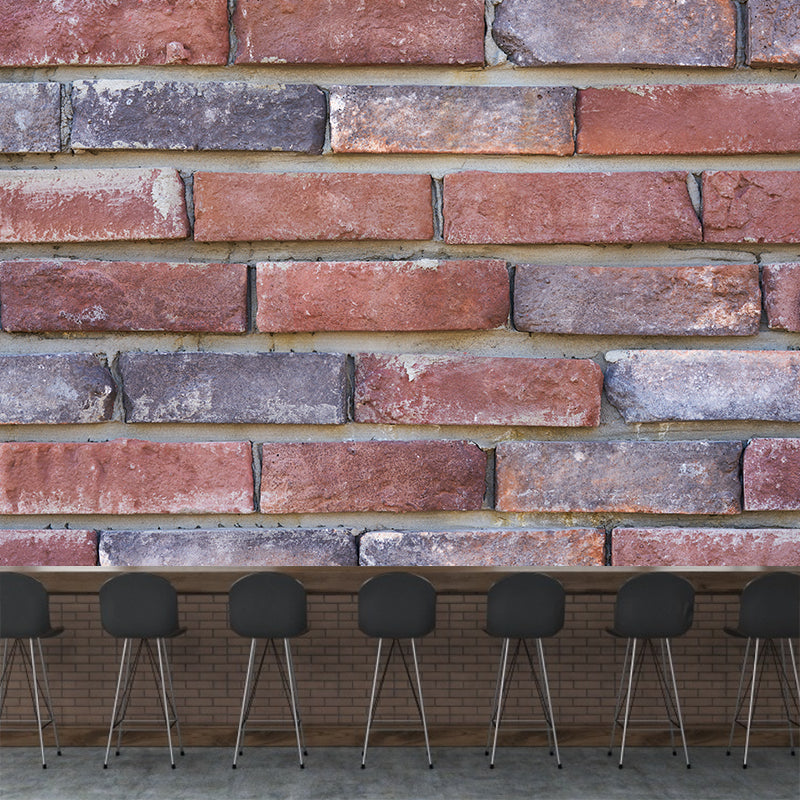 Brick Wall Mural Removable Vintage Home Decoration Wall Covering for House