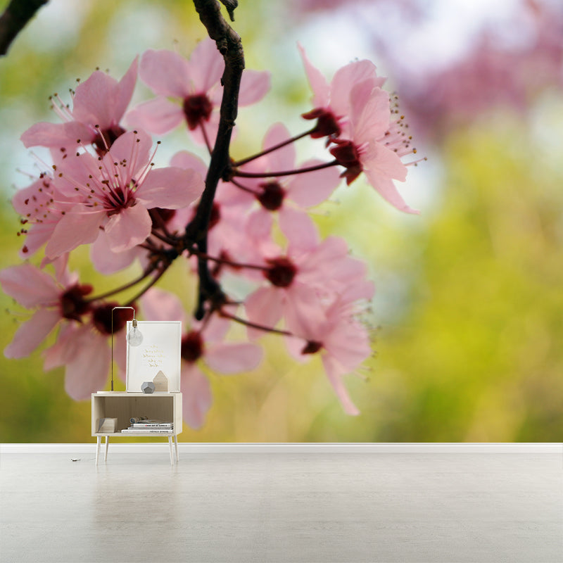 Flower Mural Wallpaper Decorative Wall Covering for Living Room, Made to Measure