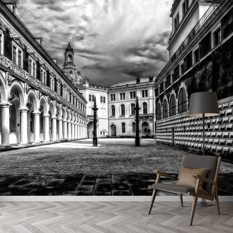 London City Mural Wallpaper Water-Resistant Wall Covering for Meeting Room Decoration