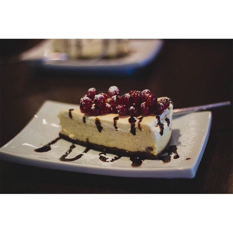 Delicious Cake Wall Decal Mural Stain Resistant Contemporary Dessert Shop Wall Covering