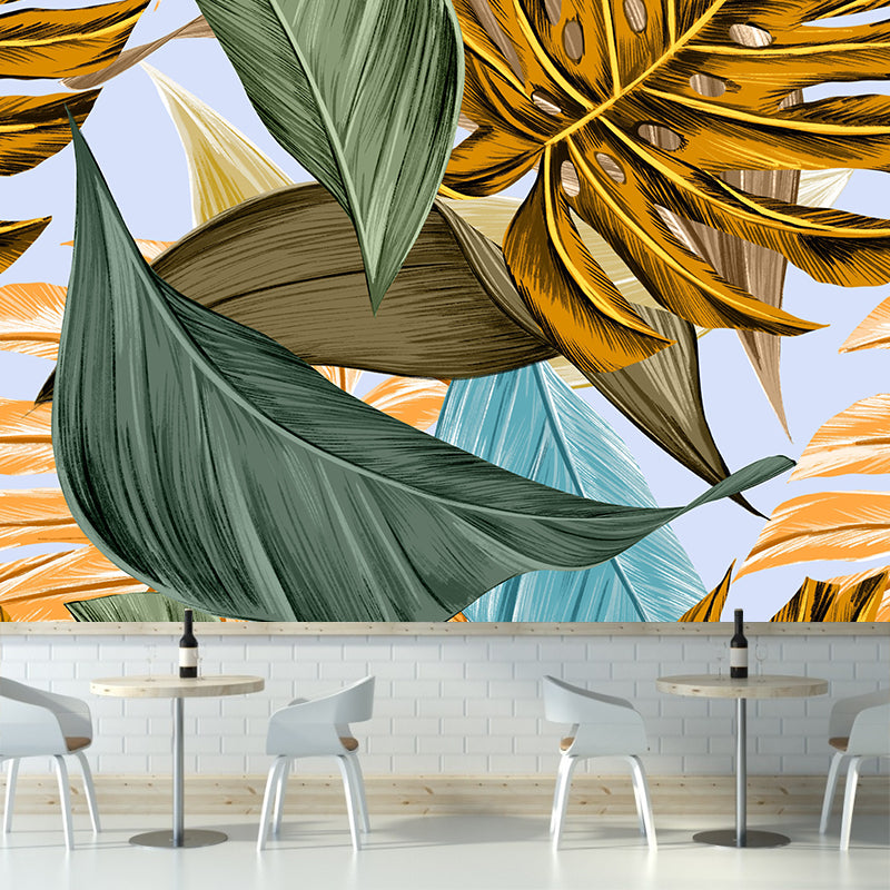 Tropical Natural Botanical Wall Mural Illustration Decorative Wall Decor Kitchen Wall Murals