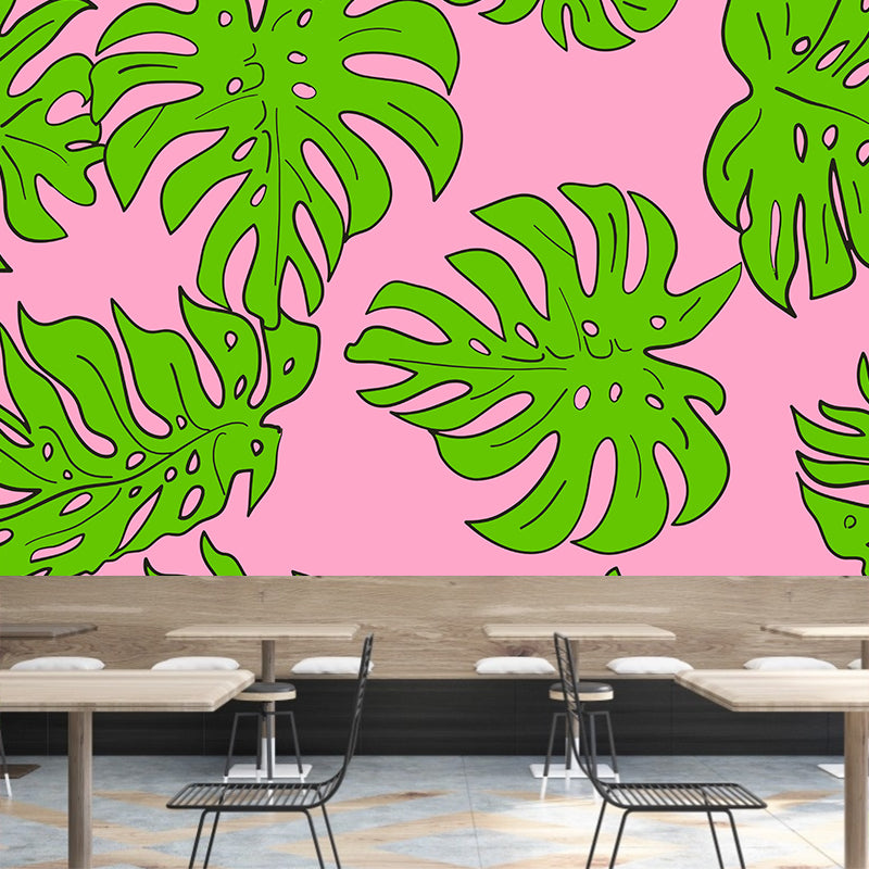 Tropical Natural Botanical Wall Mural Illustration Decorative Wall Decor Kitchen Wall Murals