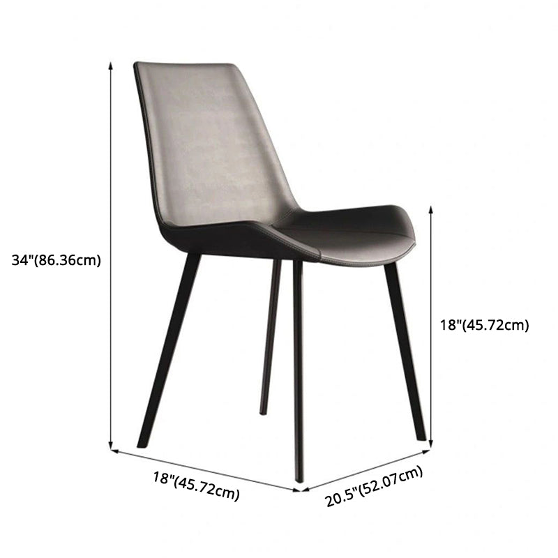 Modern Sintered Stone Dining Room Set Standard Height with 4 Legs Base Dining Set