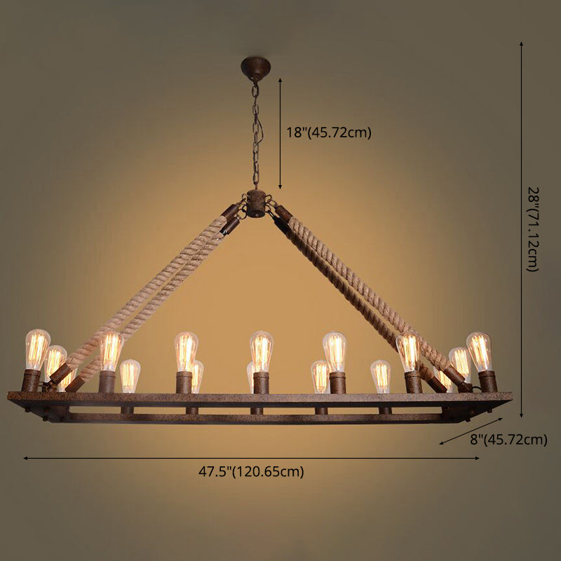 Linea de iluminación de la isla lineal colgante lineal lsland iluminación de la isla colgante luces en metal