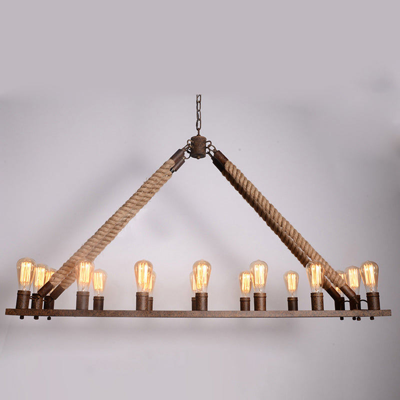 Linea de iluminación de la isla lineal colgante lineal lsland iluminación de la isla colgante luces en metal