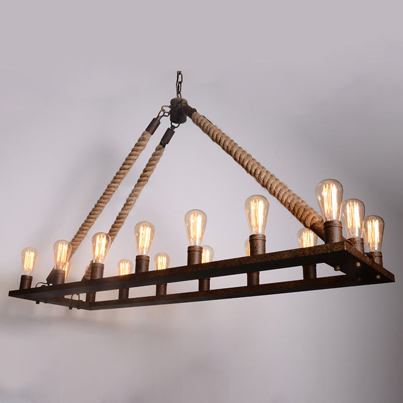 Linea de iluminación de la isla lineal colgante lineal lsland iluminación de la isla colgante luces en metal