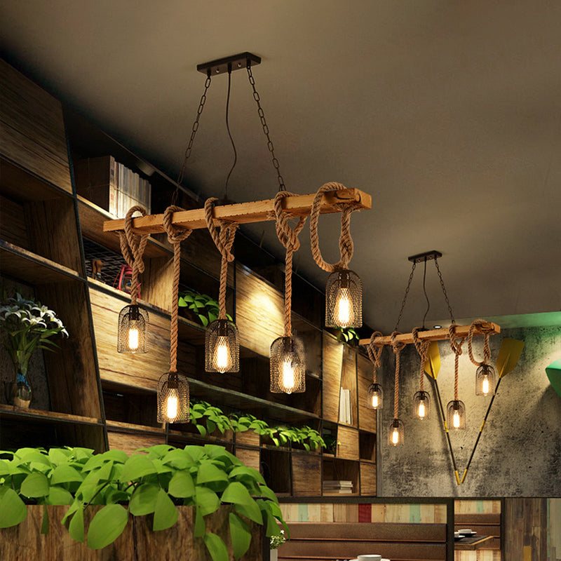 Illuminazione a sospensione lineare luci isola sospesa il lampadario moderno a pendente moderno