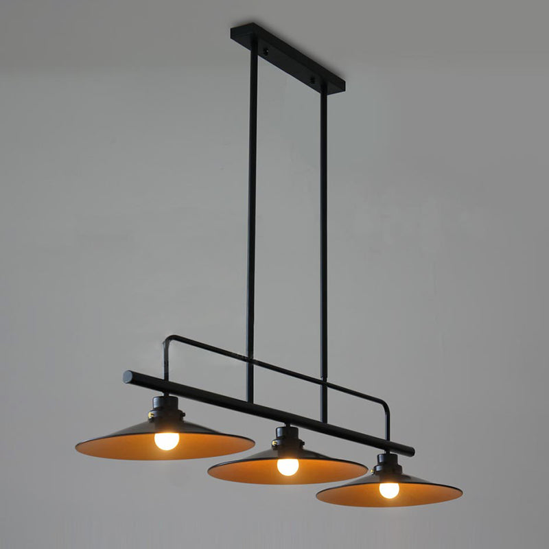 Modern Pendant Lighting for Kitchen Island Linear Island Lighting in Metal