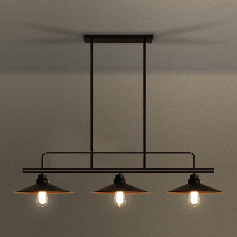 Modern Pendant Lighting for Kitchen Island Linear Island Lighting in Metal