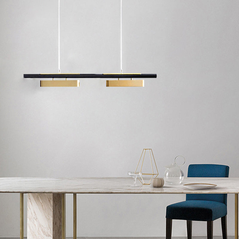 Éclairage de l'île contemporaine LIGNELLE LIGNIFICATION LEUR LEUR LEUR