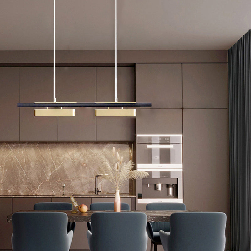 Éclairage de l'île contemporaine LIGNELLE LIGNIFICATION LEUR LEUR LEUR