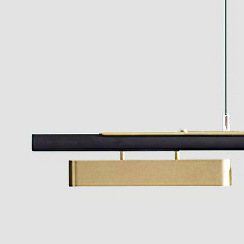 Éclairage de l'île contemporaine LIGNELLE LIGNIFICATION LEUR LEUR LEUR