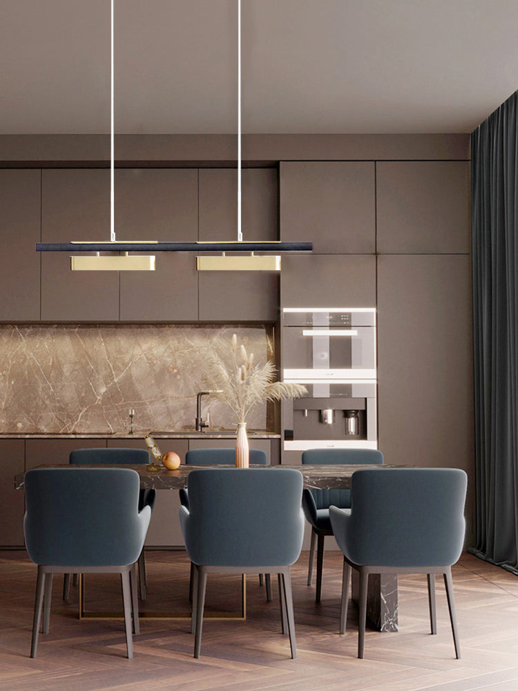 Éclairage de l'île contemporaine LIGNELLE LIGNIFICATION LEUR LEUR LEUR