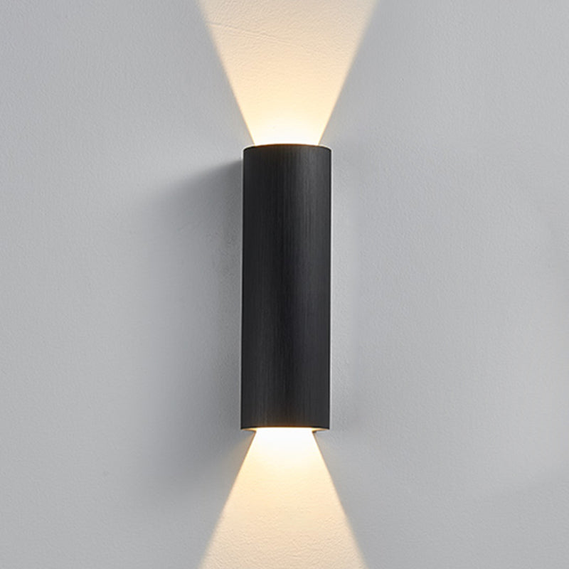 Luminaire de murs de cylindre de style moderne Lumière luminaire en aluminium Lights