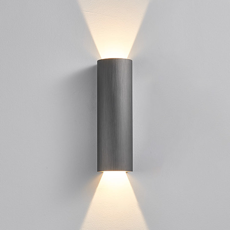 Luminaire de murs de cylindre de style moderne Lumière luminaire en aluminium Lights