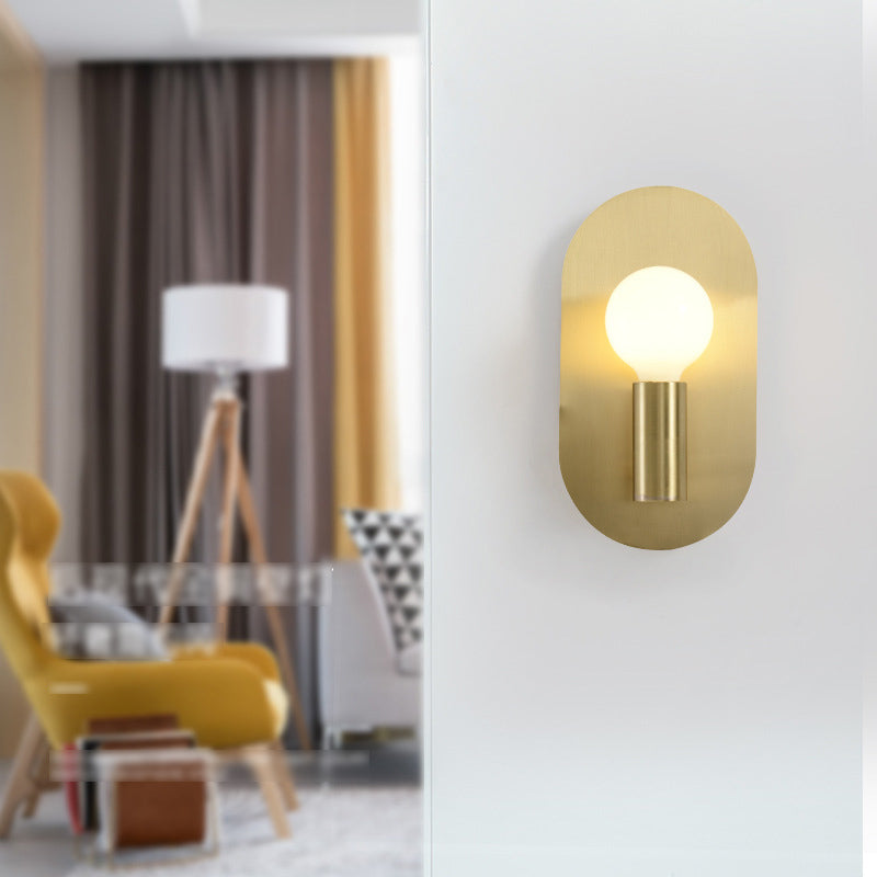 Appliques en laiton à 1 lumière lumières murales modernes