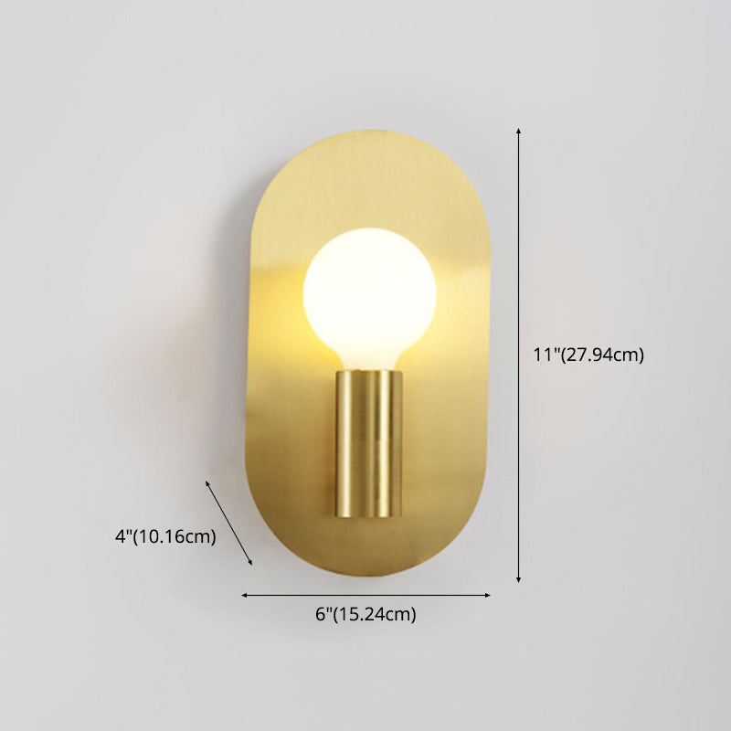 Appliques en laiton à 1 lumière lumières murales modernes