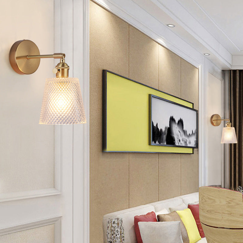 Glasgeometrische schaduw Wandlampen Modern eenvoudig