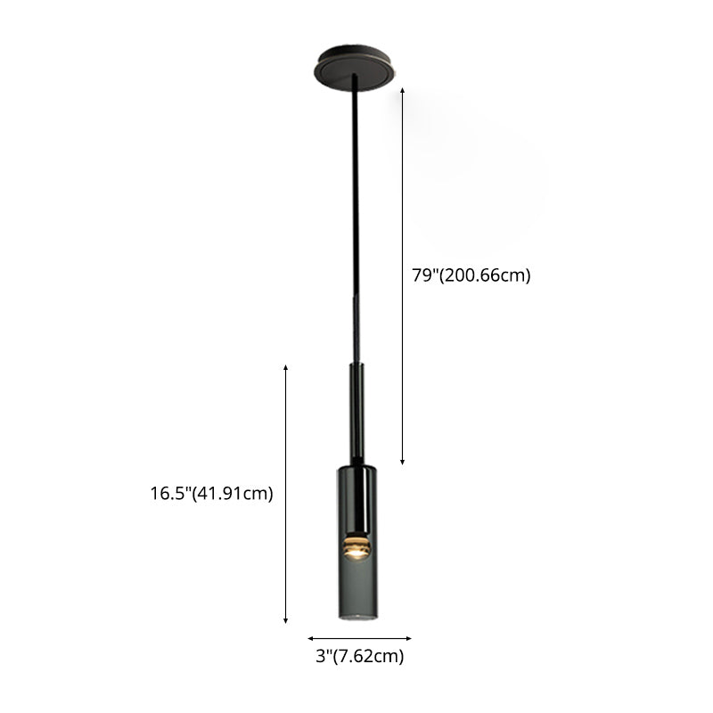 1-Ligth Crystal Pendant Lighting Fixtures Minimalism Ceiling Pendant for Dining Room